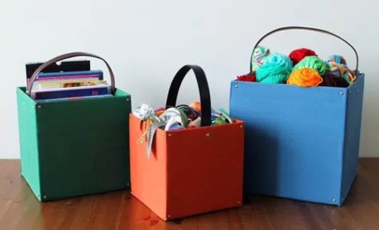 Mẫu in hộp giấy đựng quần áo màu sắc, có thể dễ dàng phân chia loại đồ và sử dụng
